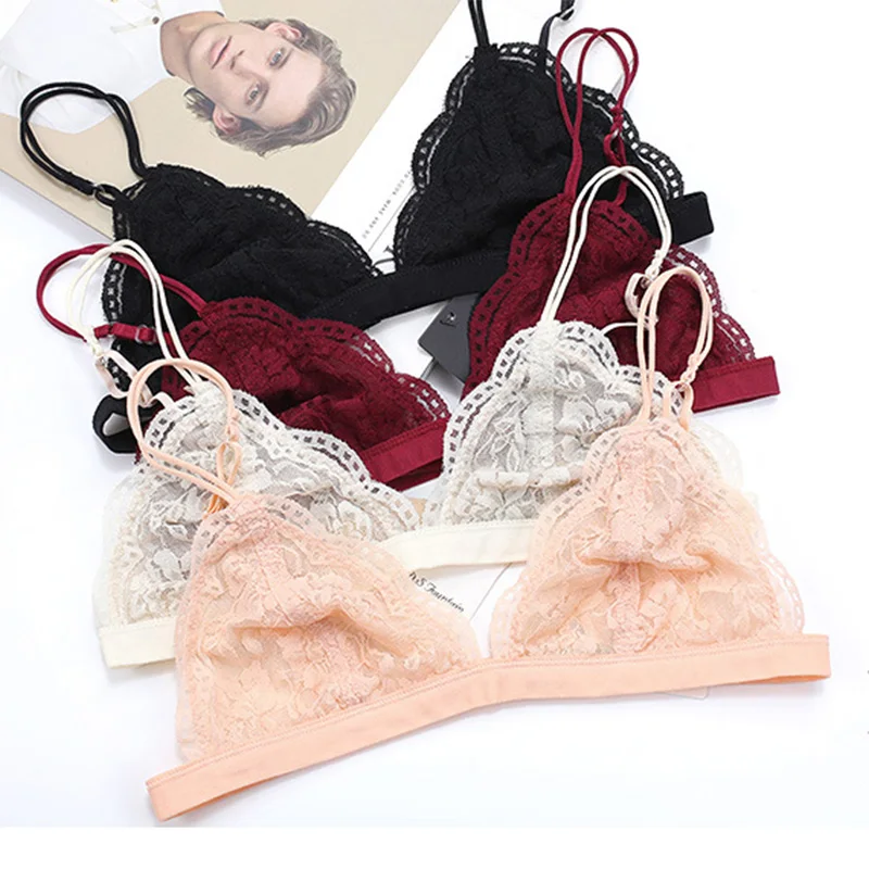 Gumprun Sexy Thin And Light Wire Free Bras For Women Lace Seamless Bralette Push Up Bra Breathable Solid Color Cozy Bra
Gumprun Sexy Thin And Light Wire Free Bras For Women Lace Seamless Bralette Push Up Bra Breathable Solid Color Cozy Bra