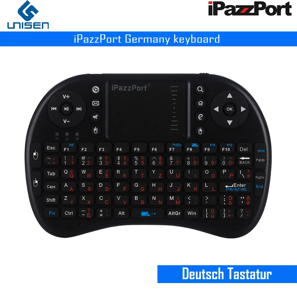 

iPazzPort Germany Mini Wireless keyboard and Mouse Combo for AndroidTV Box, Raspberry Pi, Intel Compute Stick