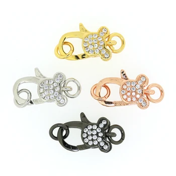 4Pcs/Lot Diy Jewelry Findings Material Antique 4Metal Colors White Cz Zirconia Lobster Clasp Hooks For Necklace Bracelet Chain
4Pcs/Lot Diy Jewelry Findings Material Antique 4Metal Colors White Cz Zirconia Lobster Clasp Hooks For Necklace Bracelet Chain