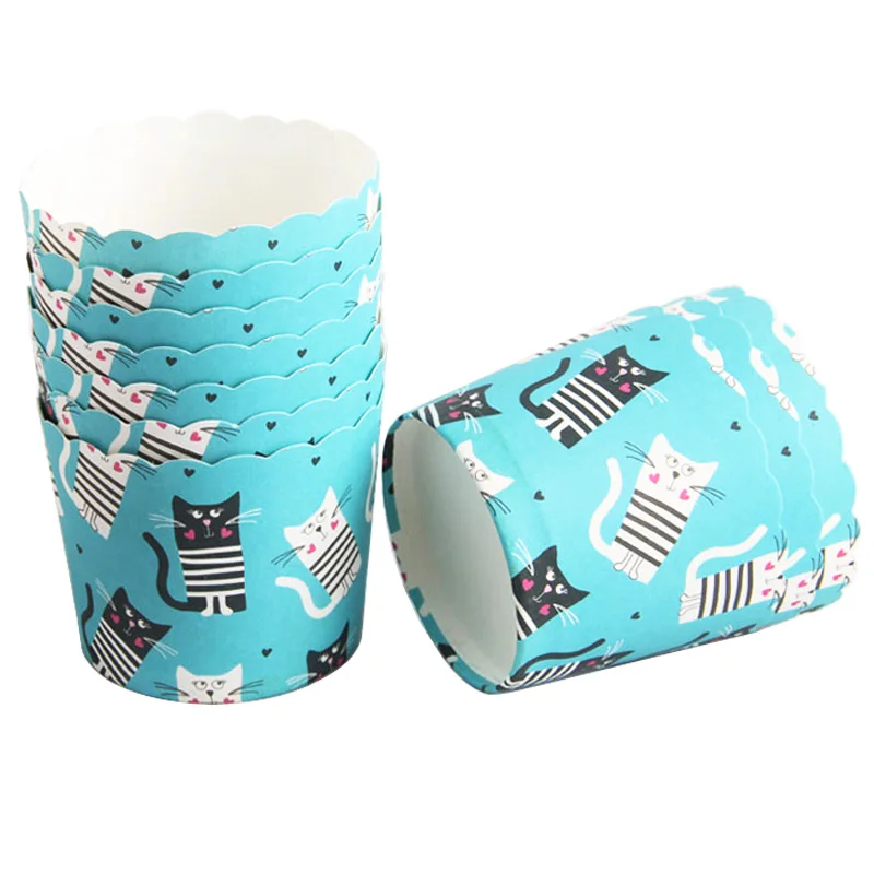 50PCS Cute Black Cat head Flowers Cloud Paper Cupcake Liner Baking tool Muffin Cup Case Tray Cake Mold wedding birthday party
50PCS Cute Black Cat head Flowers Cloud Paper Cupcake Liner Baking tool Muffin Cup Case Tray Cake Mold wedding birthday party