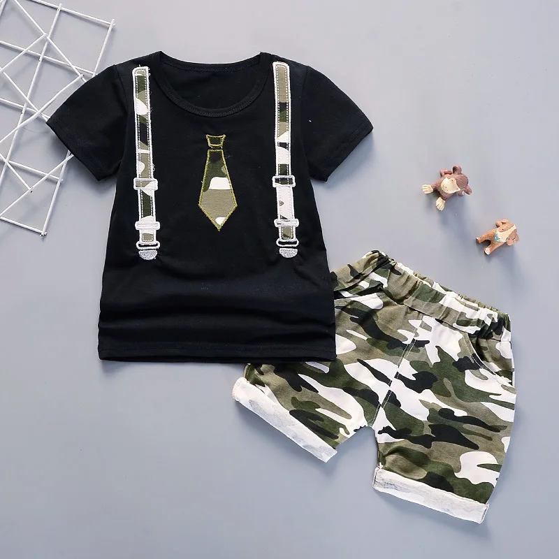 Toddler Boys Summer Clothes Children Clothing Set 2019 New Cotton boys tracksuit t-shirts+Camouflage pants 2pcs kids clothes set
Toddler Boys Summer Clothes Children Clothing Set 2019 New Cotton boys tracksuit t-shirts+Camouflage pants 2pcs kids clothes set