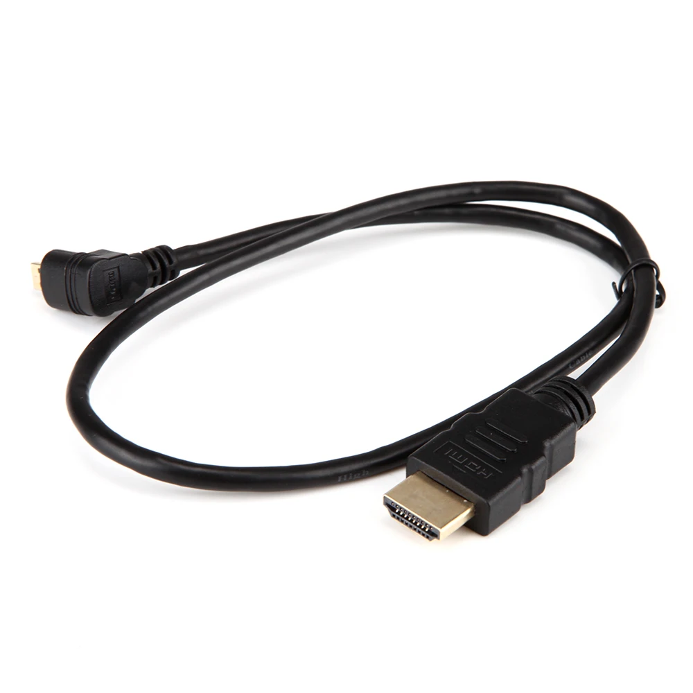 Быстро и легко до Мужской HDMI Тип к 90' угол Micro D AV расширение кабель 60 см EB10312|cable