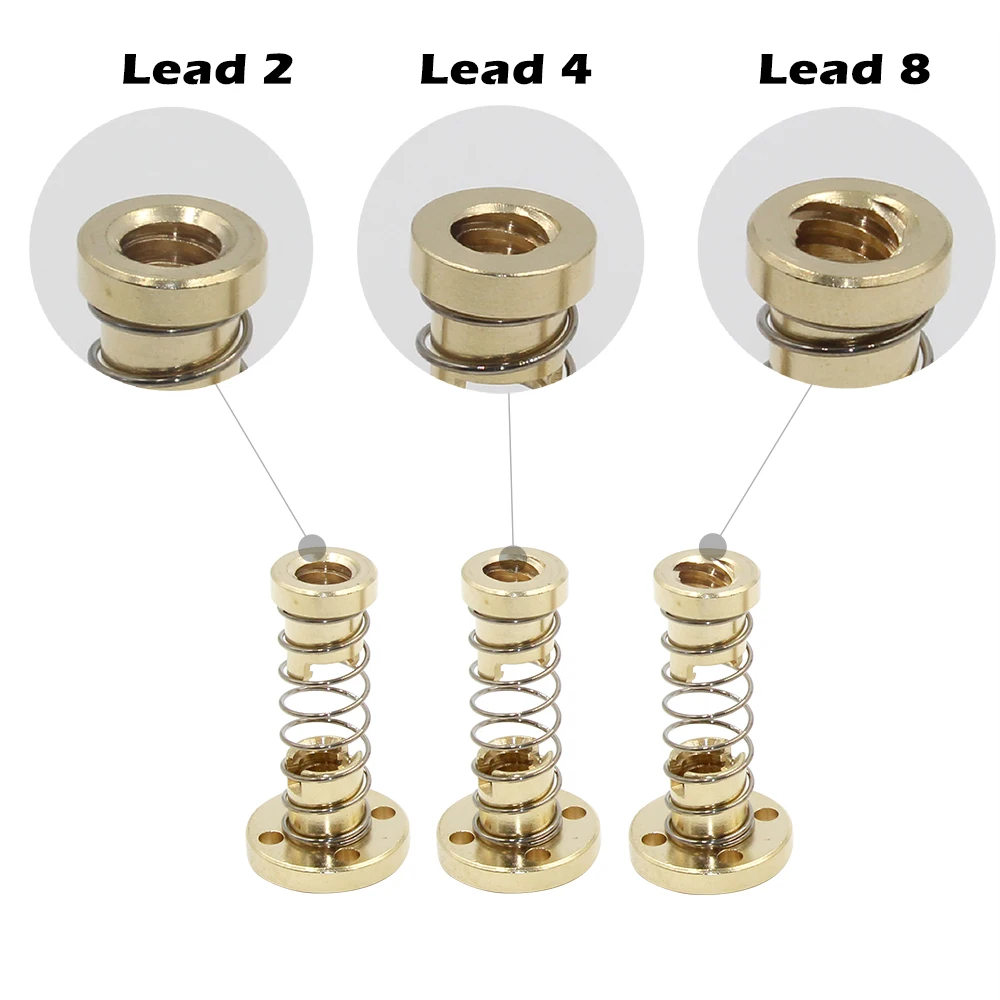1Set 8mm TR8 - 8mm 4mm 2mm Lead Screw Trapezoidal ACME w/ Anti-Backlash Anti Backlash Nut CNC 3D printer spare parts
1Set 8mm TR8 - 8mm 4mm 2mm Lead Screw Trapezoidal ACME w/ Anti-Backlash Anti Backlash Nut CNC 3D printer spare parts