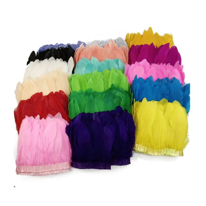Wholesale A yard/ A meter 6-8 inches /15-20cm Goose feather ribbon diy decoration
Wholesale A yard/ A meter 6-8 inches /15-20cm Goose feather ribbon diy decoration