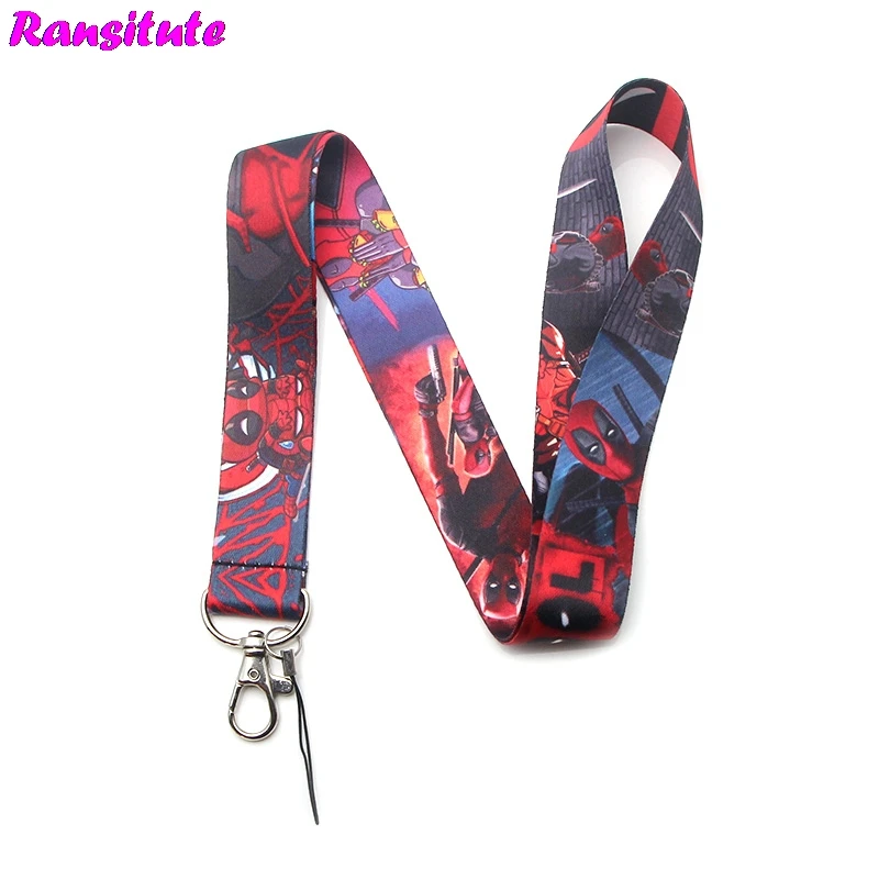 Ransitute R357 Deadpool Lanyard Neck Strap for keys ID Card Mobile Phone Straps Badge Holder DIY Hang Rope
Ransitute R357 Deadpool Lanyard Neck Strap for keys ID Card Mobile Phone Straps Badge Holder DIY Hang Rope