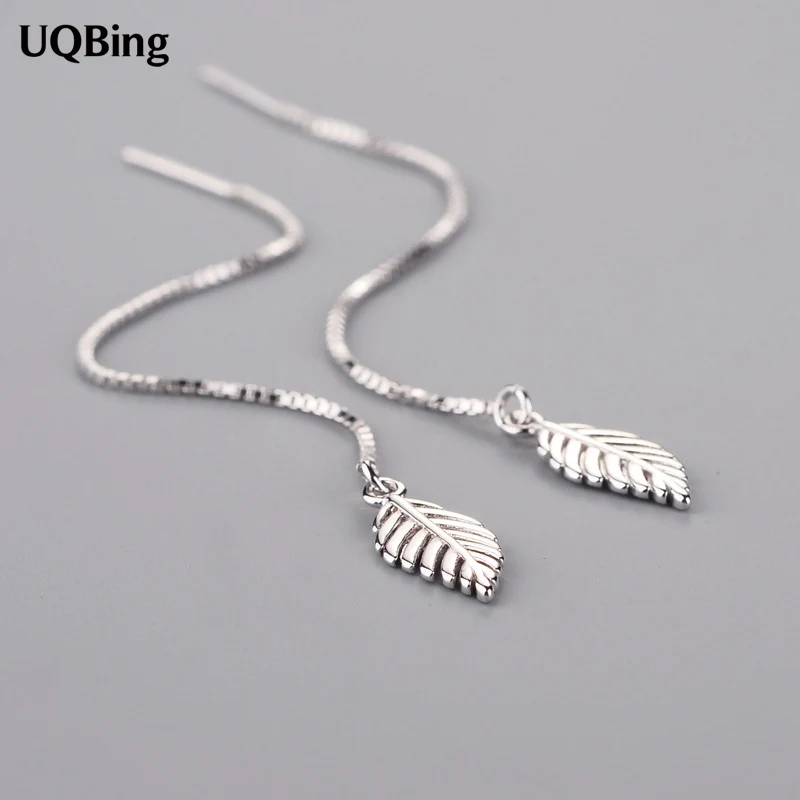 Fashion Pure 925 Sterling Silver Leaves Drop Earrings Earrings For Women Jewelry Pendientes Brincos Drop Shipping
Fashion Pure 925 Sterling Silver Leaves Drop Earrings Earrings For Women Jewelry Pendientes Brincos Drop Shipping