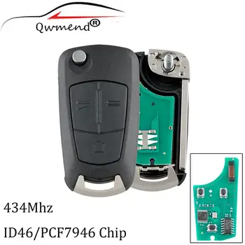 3Buttons Transponder PCF7946 Chip Complete Remote Key For Vauxhall Opel Vectra C 2002-2008 Folding Car Keys 434Mhz HU100 Blade
3Buttons Transponder PCF7946 Chip Complete Remote Key For Vauxhall Opel Vectra C 2002-2008 Folding Car Keys 434Mhz HU100 Blade