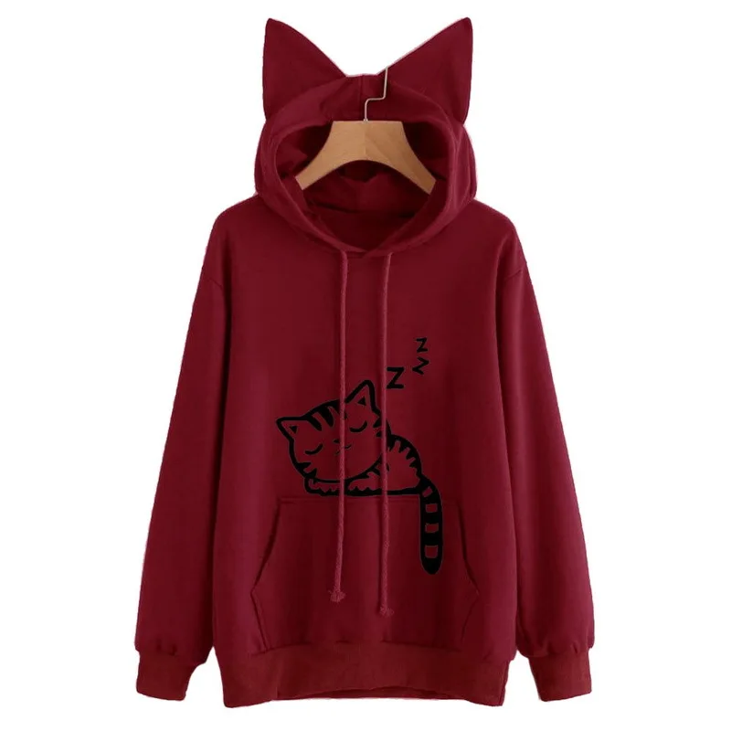 GKGZ Harajuku Women Hoodies Sweatshirt Kawaii Pink Winter Cat Pattern Long Sleeve Moletom Hooded Sweatshirts Ear Hoody Mujer
GKGZ Harajuku Women Hoodies Sweatshirt Kawaii Pink Winter Cat Pattern Long Sleeve Moletom Hooded Sweatshirts Ear Hoody Mujer