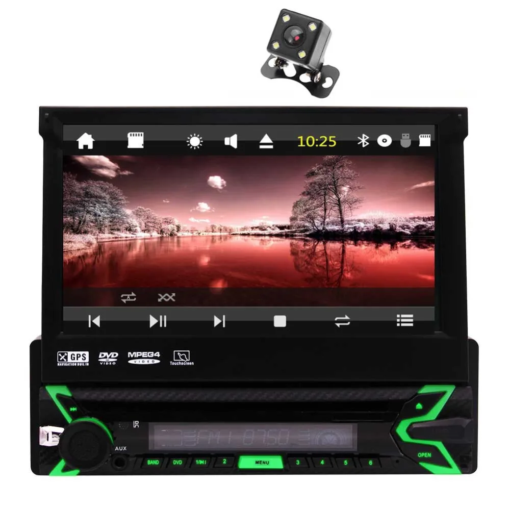 Capacitive Touch Screen DVD Player Universal In Dash GPS Navigation Head Unit Detachable Front Panel Auto Radio Built-in radio
Capacitive Touch Screen DVD Player Universal In Dash GPS Navigation Head Unit Detachable Front Panel Auto Radio Built-in radio