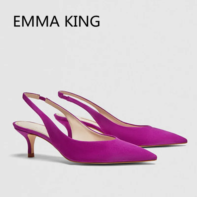 2019 New Arrival Slip On Women Pumps Pointed Toe Sexy Fashion Low Thin Heels Sandals Shallow Ladies Runway Slingback Shoes Woman
2019 New Arrival Slip On Women Pumps Pointed Toe Sexy Fashion Low Thin Heels Sandals Shallow Ladies Runway Slingback Shoes Woman