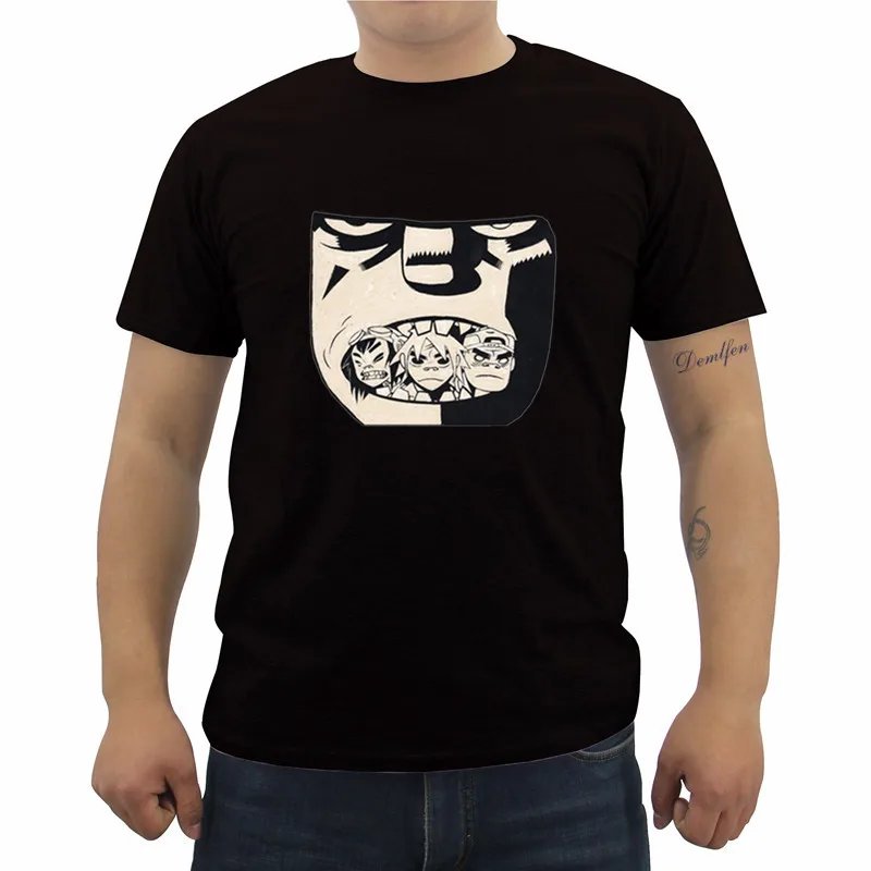 Cartoon Gorillaz Men T Shirt Anime Summer T-shirts Fashion O-Neck Short Sleeve Cotton Shirt Cool Tees Fitness Tops
Cartoon Gorillaz Men T Shirt Anime Summer T-shirts Fashion O-Neck Short Sleeve Cotton Shirt Cool Tees Fitness Tops
