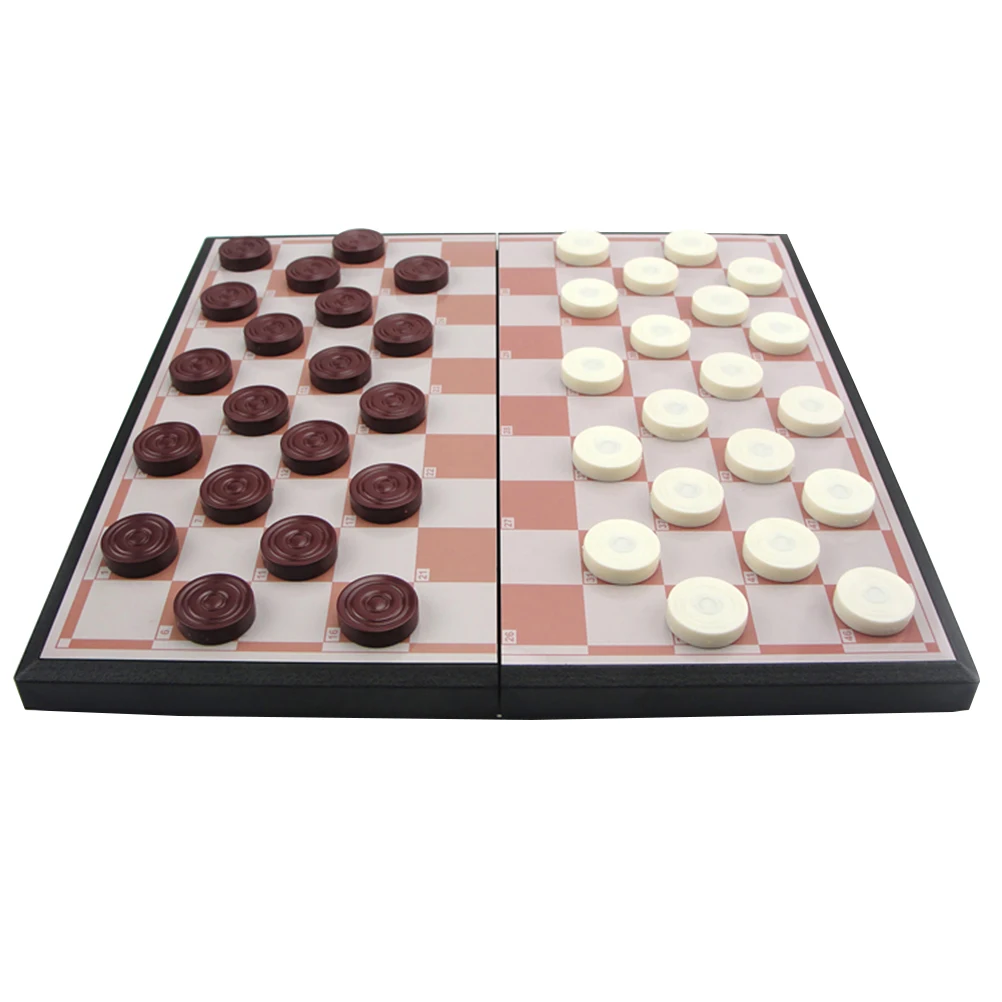 1 Set Draught Foldable Plastic Checkers Set Game Set Board Game International Checkers For Adults Kids
1 Set Draught Foldable Plastic Checkers Set Game Set Board Game International Checkers For Adults Kids