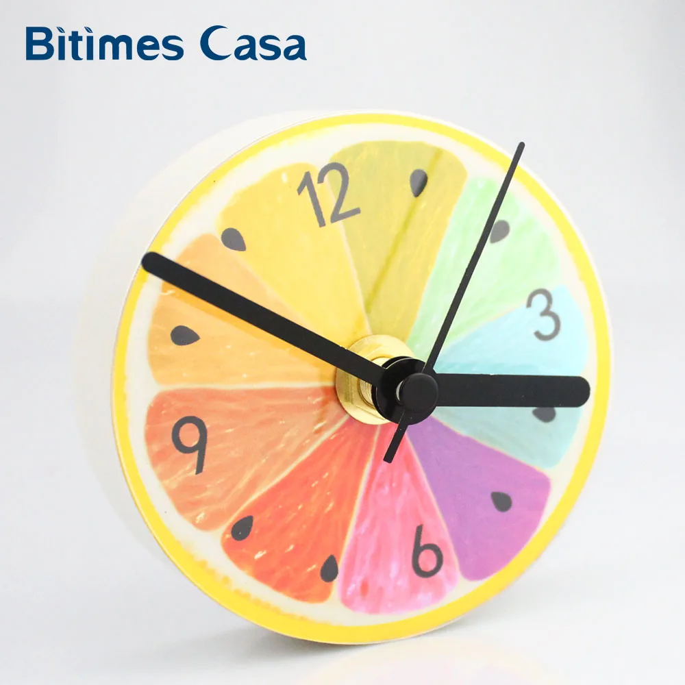 Unique Yellow Lemon Pattern Kitchen Refrigerator Fridge Magnet Portable Wall Clock Arabic Numeral Magmatic Clock Home Decoration
Unique Yellow Lemon Pattern Kitchen Refrigerator Fridge Magnet Portable Wall Clock Arabic Numeral Magmatic Clock Home Decoration