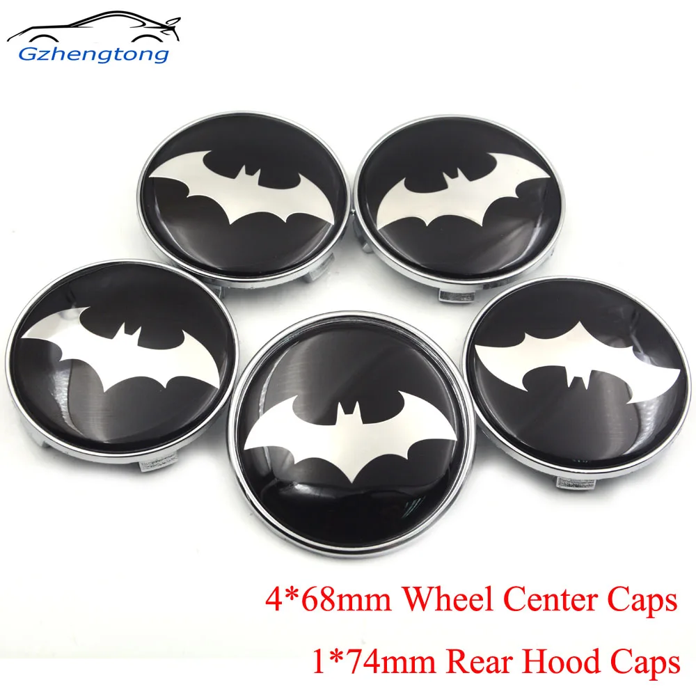 Gzhengtong 5pcs/set 68mm Wheel Center Caps and 74mm Emblem Set Hood Trunk Cap for BMW in Batman Bat Logo
Gzhengtong 5pcs/set 68mm Wheel Center Caps and 74mm Emblem Set Hood Trunk Cap for BMW in Batman Bat Logo