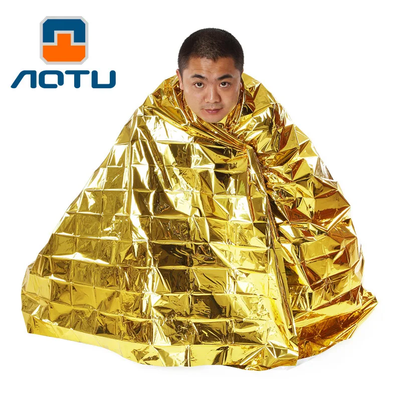 AOTU Multifunction 210*140CM Emergency Blanket Survival Rescue Insulation Curtain Life-Saving Military Blanket Travel Kits 468
AOTU Multifunction 210*140CM Emergency Blanket Survival Rescue Insulation Curtain Life-Saving Military Blanket Travel Kits 468
