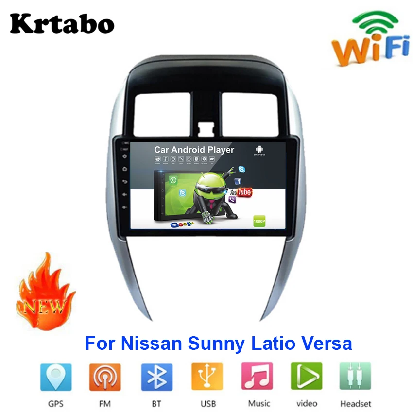 Car radio Android multimedia player For Nissan Sunny Latio Versa 2014~2018 Car touch screen GPS Navigation Support Carplay
Car radio Android multimedia player For Nissan Sunny Latio Versa 2014~2018 Car touch screen GPS Navigation Support Carplay