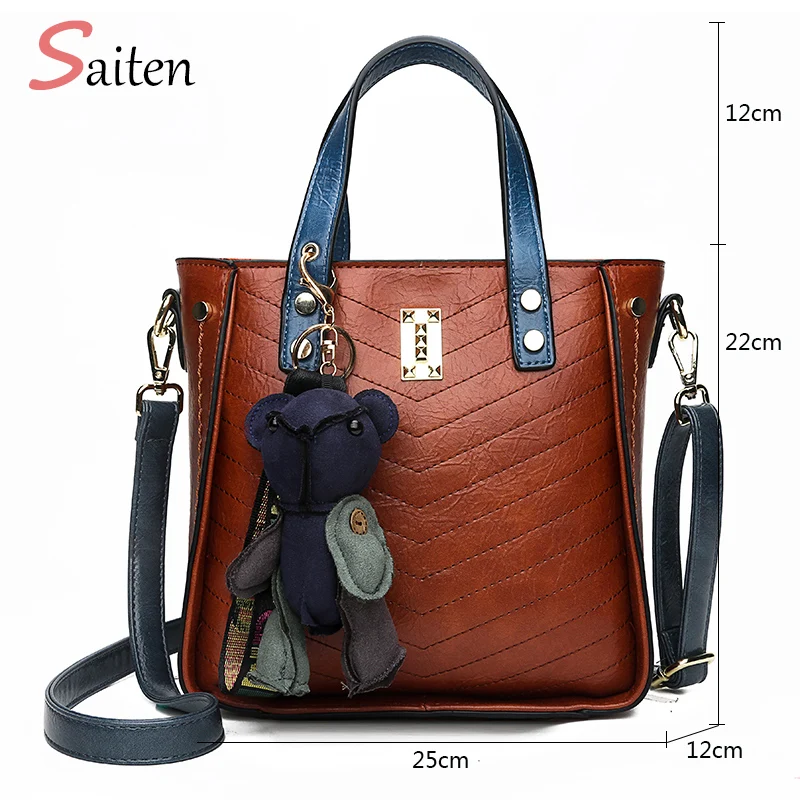 Women handbag women shoulder bag luxury handbags women bags designer High-grade PU leather messenger bag Plush bear women bag
Women handbag women shoulder bag luxury handbags women bags designer High-grade PU leather messenger bag Plush bear women bag