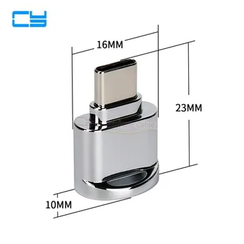 USB 2.0 Type C Type-C USB-C OTG to Micro SD SDXC TF Card Reader Adapter connector convertor for Macbook 128G Memory card
USB 2.0 Type C Type-C USB-C OTG to Micro SD SDXC TF Card Reader Adapter connector convertor for Macbook 128G Memory card
