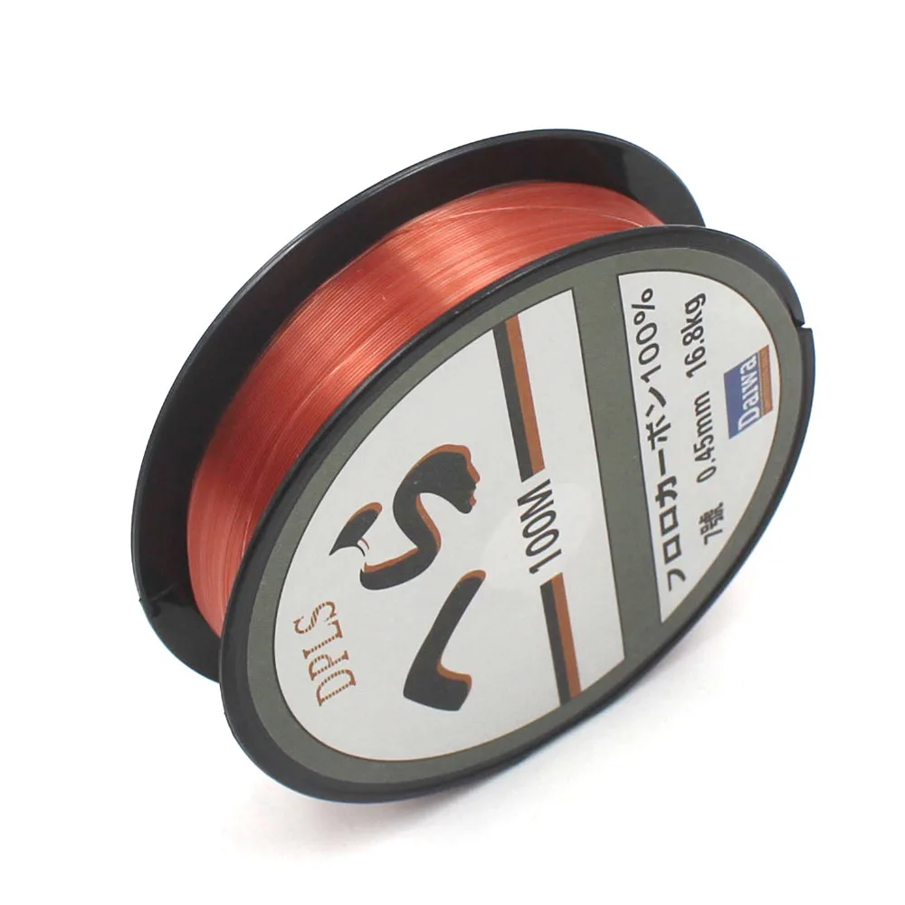 Wine Red Fluorocarbon Fishing Line Daiwa 100m 0.4#/0.10mm~8#/0.47mm Fishing Lines Carp Boat Rock fluorocarbon fishing line
Wine Red Fluorocarbon Fishing Line Daiwa 100m 0.4#/0.10mm~8#/0.47mm Fishing Lines Carp Boat Rock fluorocarbon fishing line