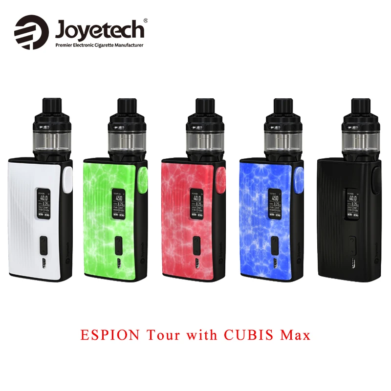 E Cigarette Original Joyetech ESPION TOUR with the 8ml CUBIS Max tank by dual 18650 NCFilm heater fit NC Film Coil VS DRAG 157W