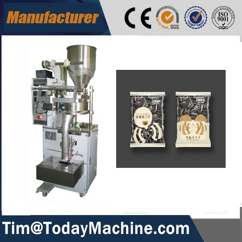 Melon seeds packaging machine, pistachio packaging machine, automatic particle packing machine
Melon seeds packaging machine, pistachio packaging machine, automatic particle packing machine