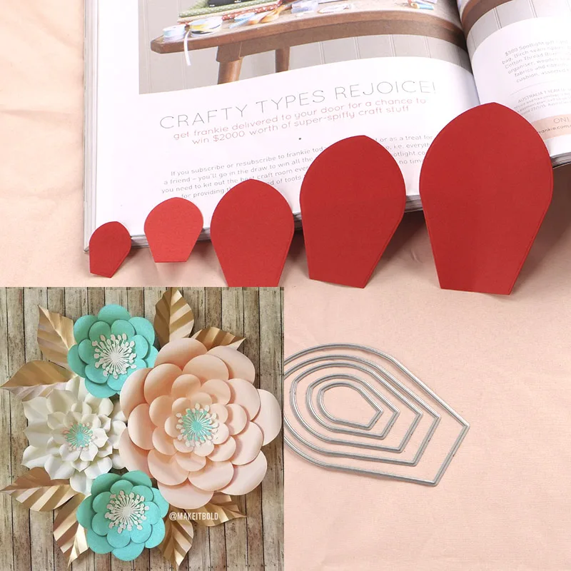 DUOFEN METAL CUTTING DIES varieties 3D flower petals for DIY papercraft projects Scrapbook Paper Album greeting cards
DUOFEN METAL CUTTING DIES varieties 3D flower petals for DIY papercraft projects Scrapbook Paper Album greeting cards