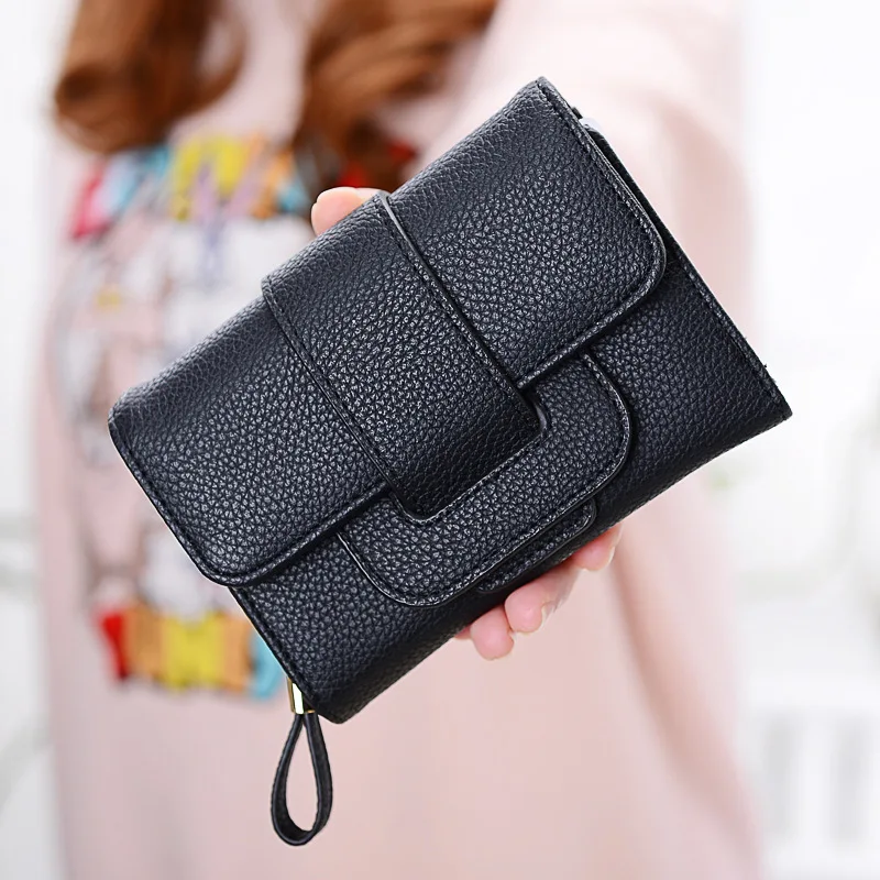 Women PU Leather Short Wallet Female Three Fold Wallets Credit Cards Holder Small Hasp Money Bag Zipper Coin Purse For Girls
Women PU Leather Short Wallet Female Three Fold Wallets Credit Cards Holder Small Hasp Money Bag Zipper Coin Purse For Girls
