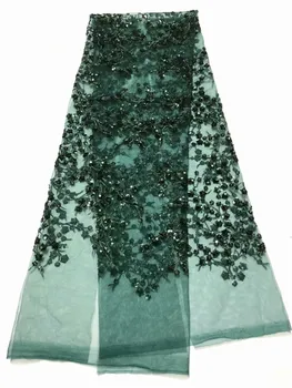 Sale wholesale price sequins design French lace fabric high quality African tulle lace fabric Green red gold sequins 5y
Sale wholesale price sequins design French lace fabric high quality African tulle lace fabric Green red gold sequins 5y