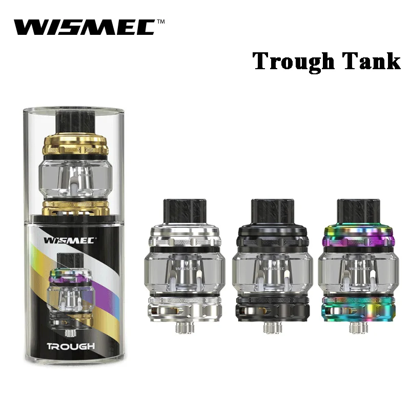 Wismec TROUGH Tank 6.5ml Electronic Cigarette Atomizer with WT01 Single 0.35ohm WT02 Dual Mesh Coil EFVP For 510 Box MOD Vape
Wismec TROUGH Tank 6.5ml Electronic Cigarette Atomizer with WT01 Single 0.35ohm WT02 Dual Mesh Coil EFVP For 510 Box MOD Vape