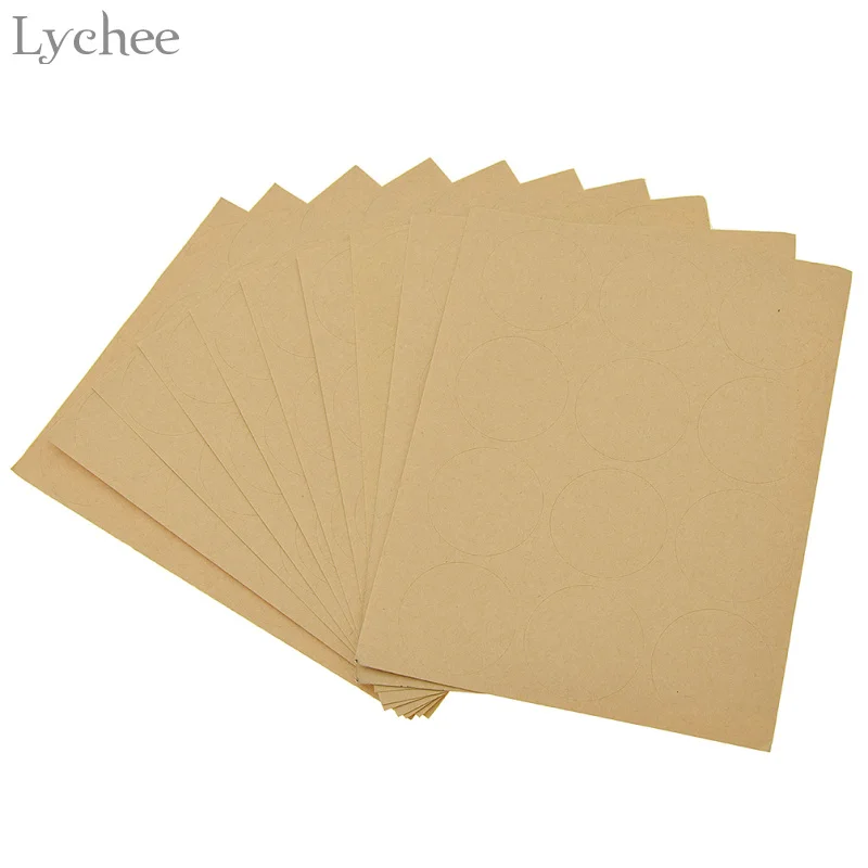 Lychee 120pcs Round Blank Stickers Kraft Paper Label Envelope Seals Food Label Wedding Party Christmas Decoration
Lychee 120pcs Round Blank Stickers Kraft Paper Label Envelope Seals Food Label Wedding Party Christmas Decoration