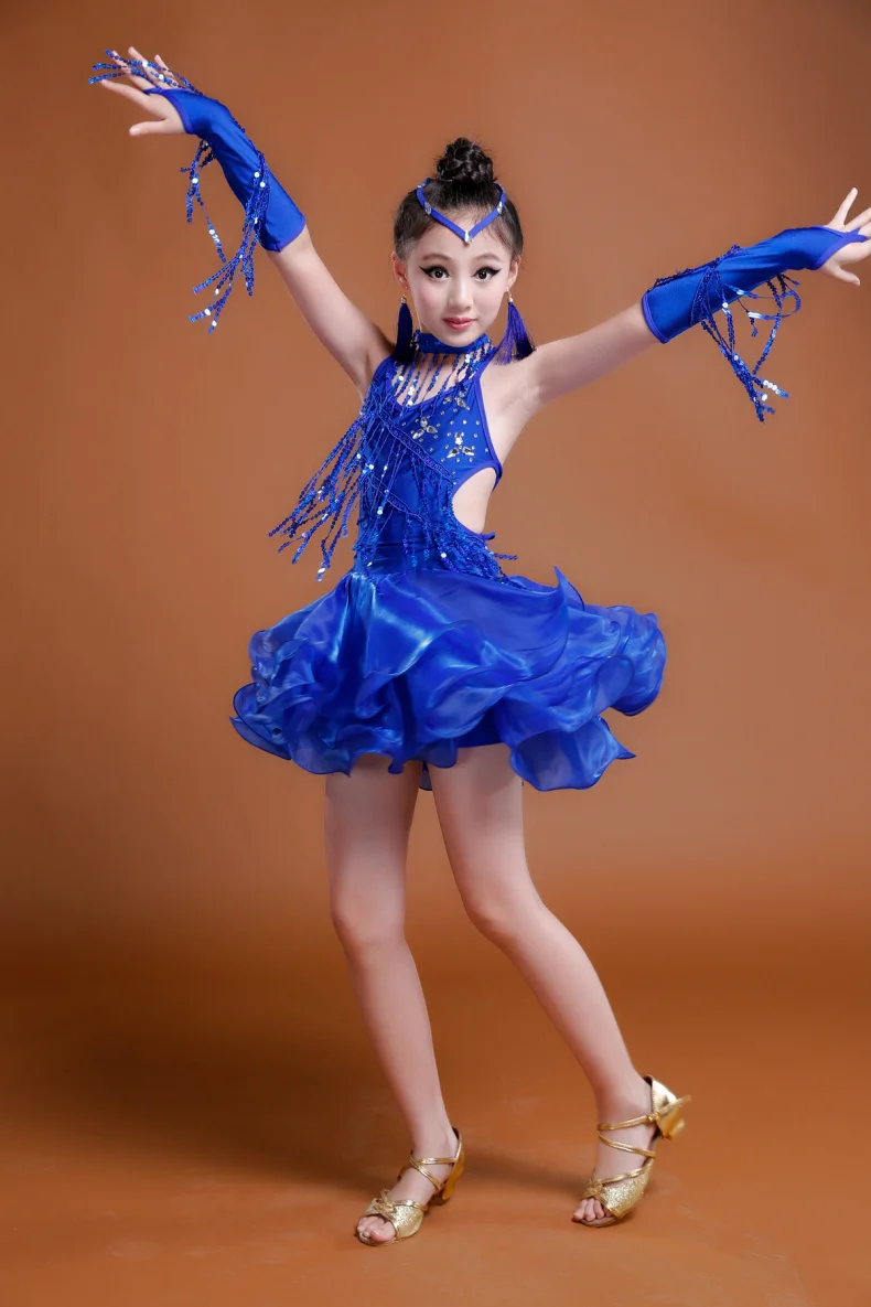 DB24027 latin dance dress-27