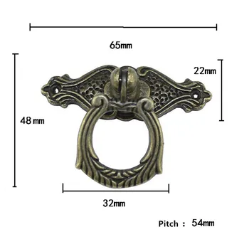 Vintage Alloy Furniture Door Pull Handle,Chinese Cabinet Dresser Drawer Knobs Handle Hardware,65*46mm,8Pcs
Vintage Alloy Furniture Door Pull Handle,Chinese Cabinet Dresser Drawer Knobs Handle Hardware,65*46mm,8Pcs