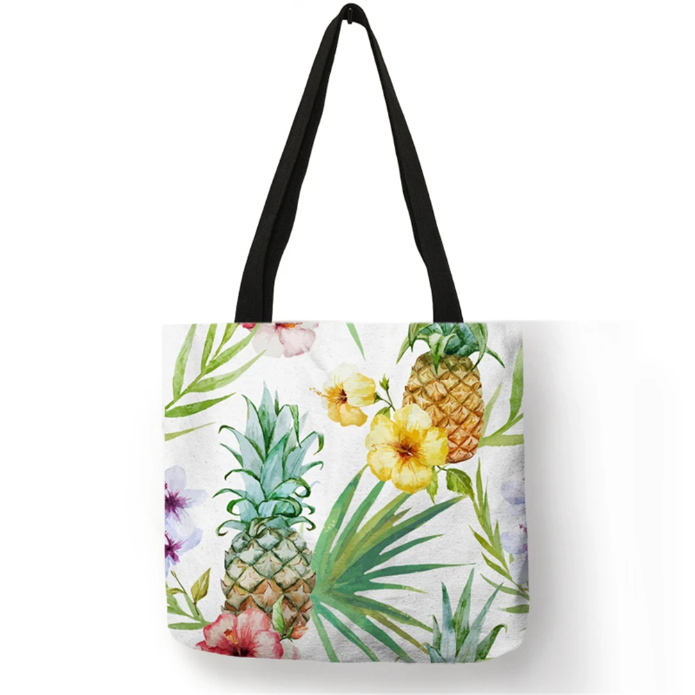 2018 Hot Fashion Tropical Plant Tote Bags Women Fashion Handbags Pineapple Floral Cactus Print Shopping Traveling School Bags
2018 Hot Fashion Tropical Plant Tote Bags Women Fashion Handbags Pineapple Floral Cactus Print Shopping Traveling School Bags