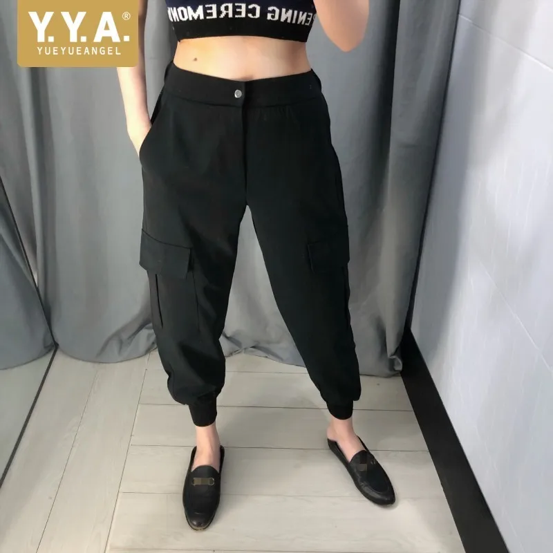 Casual High Waist Big Pockets Safari Style Harem Pants Summer New Brand Fashion Loose Jogging Trousers Streetwear Cargo Pants
Casual High Waist Big Pockets Safari Style Harem Pants Summer New Brand Fashion Loose Jogging Trousers Streetwear Cargo Pants