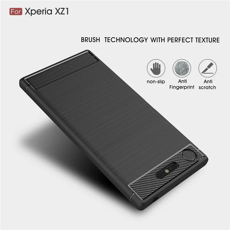 For Sony Xperia XZ1 / XZ1 Compact Brushed Carbon Fiber Soft TPU Phone Cover For Xperia XZ / XZ2 Premium Shockproof Case
For Sony Xperia XZ1 / XZ1 Compact Brushed Carbon Fiber Soft TPU Phone Cover For Xperia XZ / XZ2 Premium Shockproof Case
