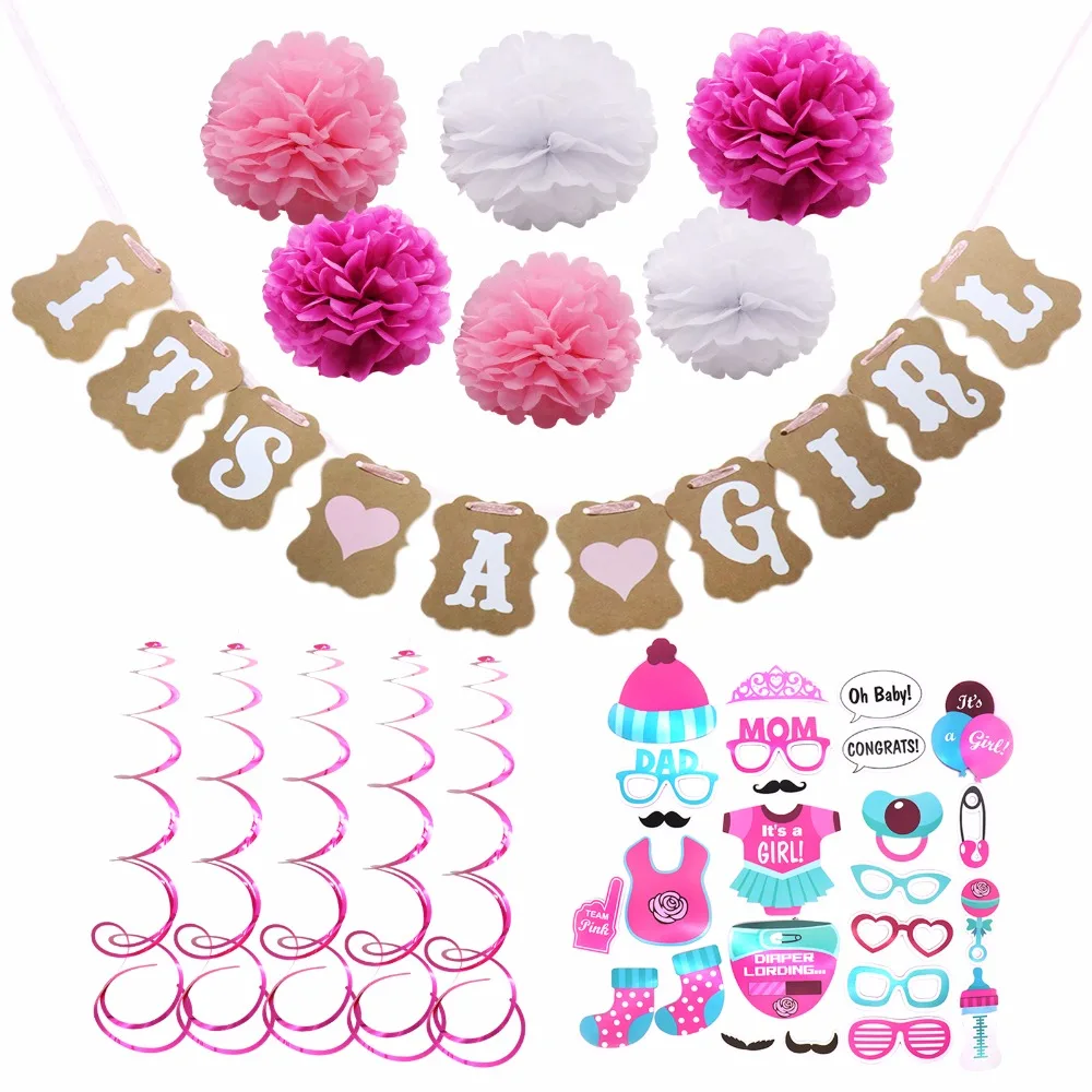 Baby Shower Birthday Banner Garlands Decoration Its A Boy Girl Bunting Paper Pom Flower I Am One Party Favors Supplies
Baby Shower Birthday Banner Garlands Decoration Its A Boy Girl Bunting Paper Pom Flower I Am One Party Favors Supplies