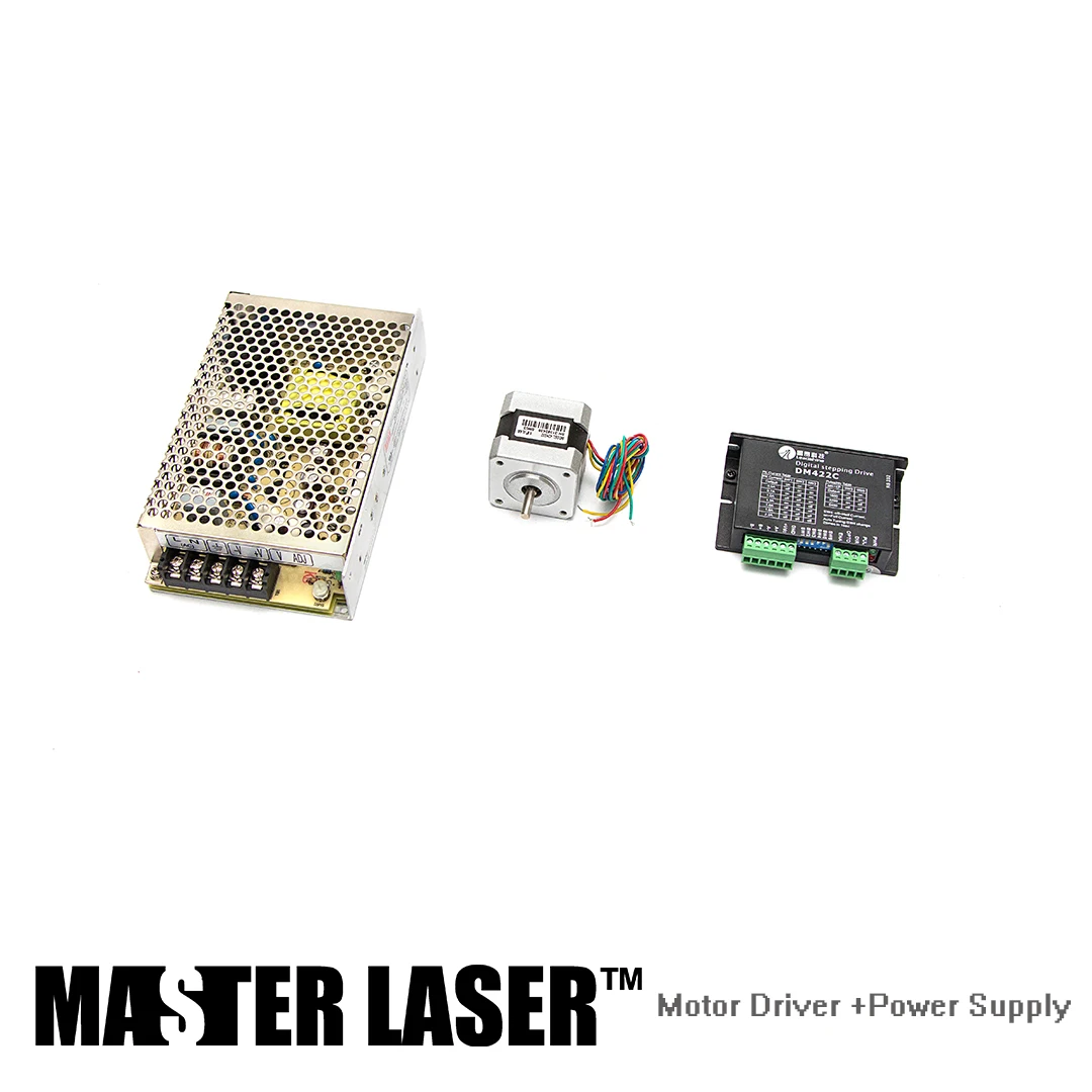 Leadshine Stepping Motor 42HS02 and Motor Driver DM422C for Laser Engraving/Cutting Machine Stepper Motor Power Supply
Leadshine Stepping Motor 42HS02 and Motor Driver DM422C for Laser Engraving/Cutting Machine Stepper Motor Power Supply