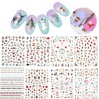 Meet Across 1 Sheet Colorful Christmas Theme Design Nail Art Stickers Tips Wraps DIY Nail Decals Manicure Nail Art Decorations
Meet Across 1 Sheet Colorful Christmas Theme Design Nail Art Stickers Tips Wraps DIY Nail Decals Manicure Nail Art Decorations