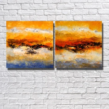 2 Peices High Quality Free Shipping Hand-drawn Abstract Landscape Oil Painting On Canvas Pictures Abstract Decoration No Framed
2 Peices High Quality Free Shipping Hand-drawn Abstract Landscape Oil Painting On Canvas Pictures Abstract Decoration No Framed