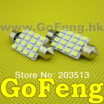 100PCS/LOT in stock C5W Festoon 16SMD 16 SMD LED 3528SMD 1210 41MM HK POST free shipping
100PCS/LOT in stock C5W Festoon 16SMD 16 SMD LED 3528SMD 1210 41MM HK POST free shipping
