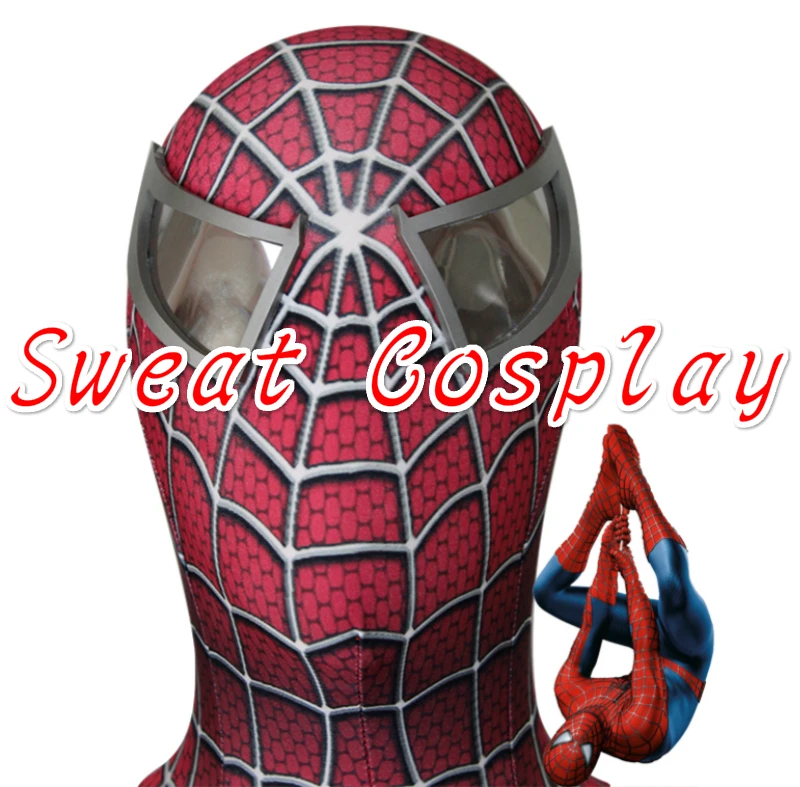 High Quality 3D Print Raimi Spiderman Mask with Silver Mirror Lens Spiderman Face Mask Super Hero Spandex Face Mask
High Quality 3D Print Raimi Spiderman Mask with Silver Mirror Lens Spiderman Face Mask Super Hero Spandex Face Mask