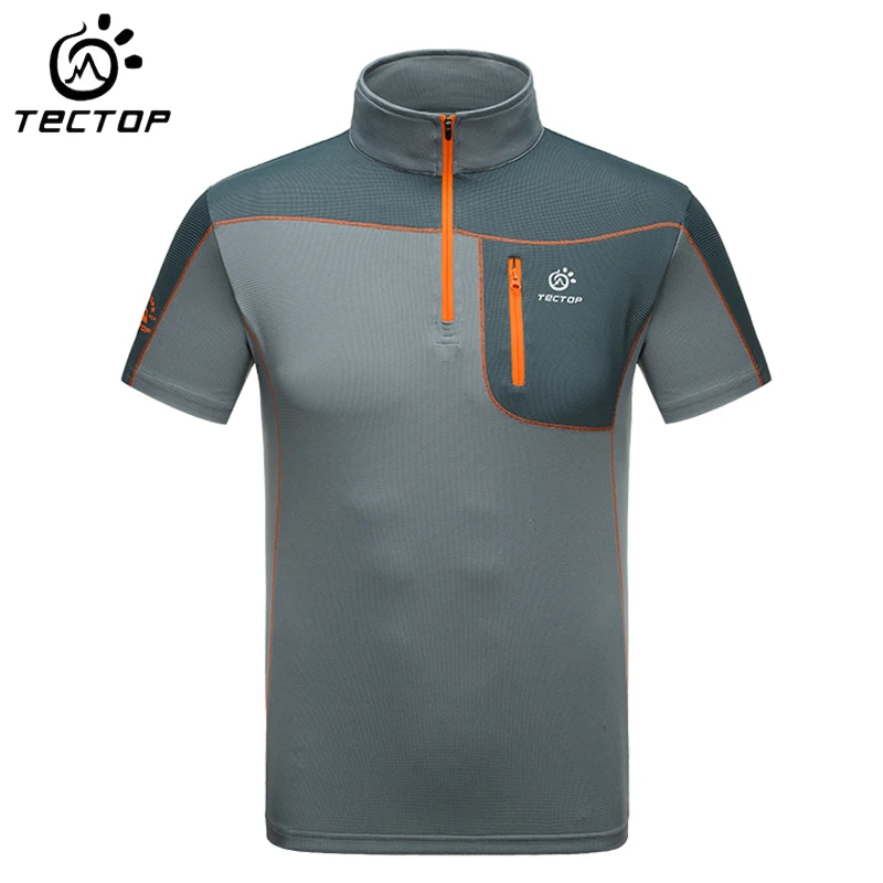 Sportswear T-Shirt Men Quick Dry Breathable Patchwork Stand Collar Tee Shirt Summer Fitness Short Sleeve Outdoor Tops
Sportswear T-Shirt Men Quick Dry Breathable Patchwork Stand Collar Tee Shirt Summer Fitness Short Sleeve Outdoor Tops