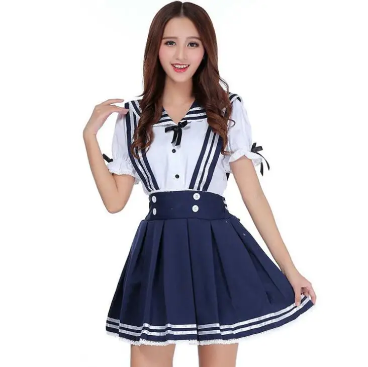 Фото Женское летнее платье японская школьная форма для девушек милая - купить