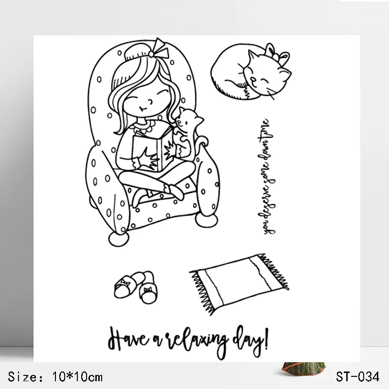 AZSG Reading Girl Transparent Clear Stamps/Silicone Seals for DIY Scrapbooking Photo Album Card Making
AZSG Reading Girl Transparent Clear Stamps/Silicone Seals for DIY Scrapbooking Photo Album Card Making