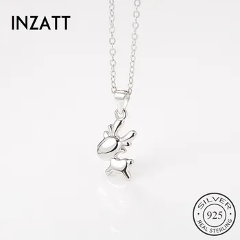 INZATT Trendy Cute Christmas Deer Pendant Necklace Authentic 925 Sterling Silver Fine Jewelry For Women Party Christmas Gift
INZATT Trendy Cute Christmas Deer Pendant Necklace Authentic 925 Sterling Silver Fine Jewelry For Women Party Christmas Gift