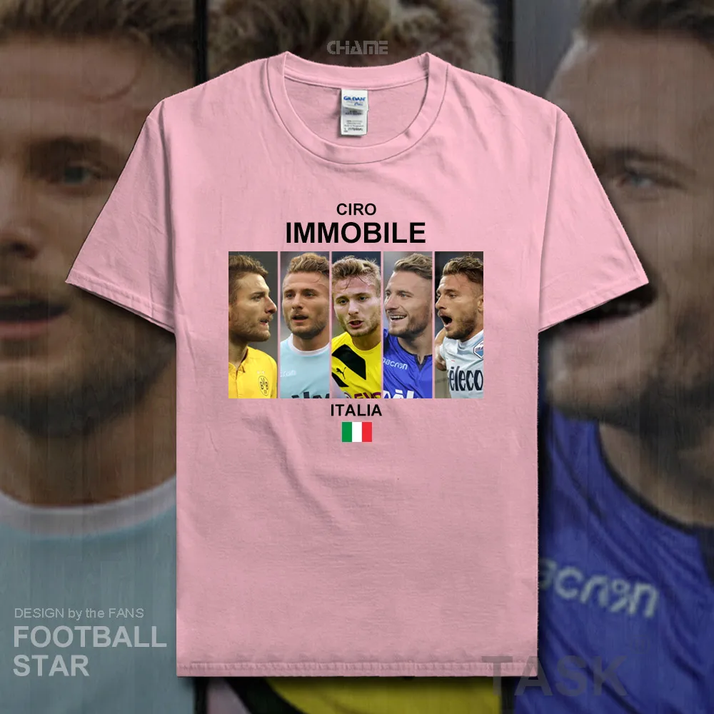 Ciro Immobile t shirt 2018 jerseys Italy Lazio footballer star tshirt 100% cotton fitness t-shirt clothing casual summer tees 20
Ciro Immobile t shirt 2018 jerseys Italy Lazio footballer star tshirt 100% cotton fitness t-shirt clothing casual summer tees 20