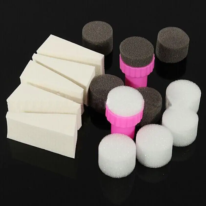 FeatheringWomen 1 Set DIY Nail Art Sponge Stamp Gradient Feathering Polish Stamping Manicure Tools P30 Apr18 F35HW
FeatheringWomen 1 Set DIY Nail Art Sponge Stamp Gradient Feathering Polish Stamping Manicure Tools P30 Apr18 F35HW