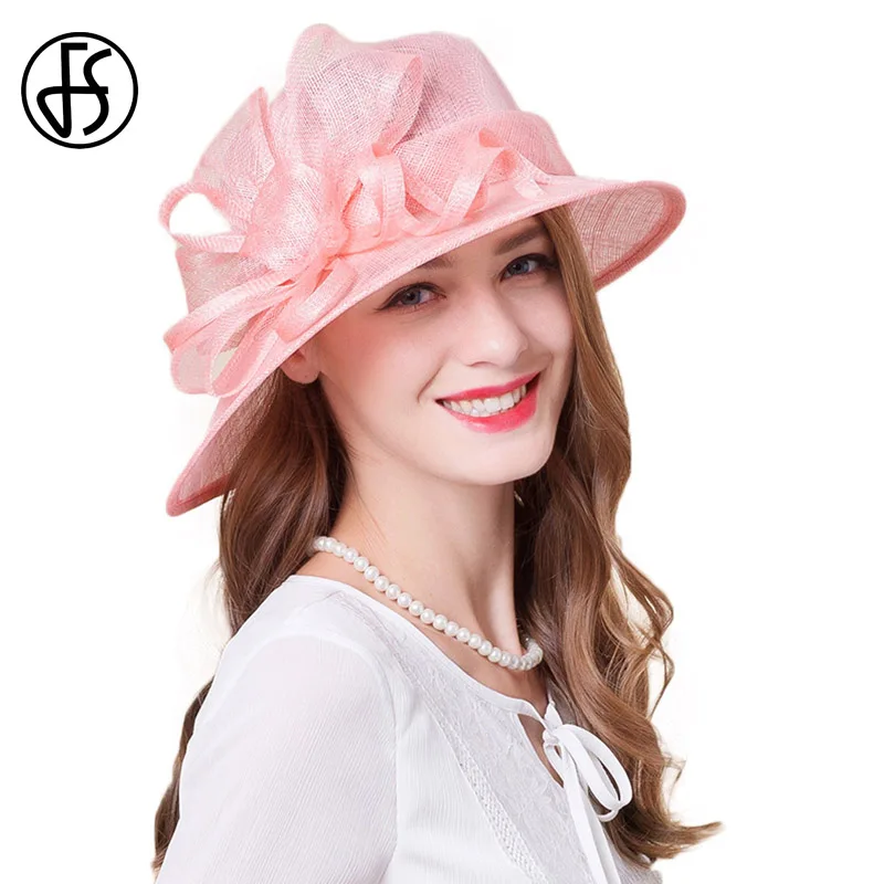 FS Fascinators Sinamay Church Hats Pink Black Beige White Wedding Hat For Women Elegant Wide Brim Fedoras Flower Ladies Hats
FS Fascinators Sinamay Church Hats Pink Black Beige White Wedding Hat For Women Elegant Wide Brim Fedoras Flower Ladies Hats