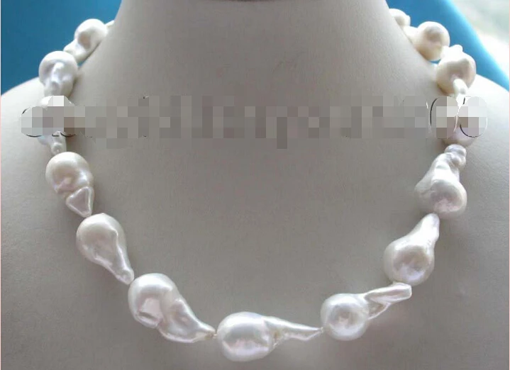 free shupping 17.5" Genuine Natural 15x28mm white reborn keshi Pearl Necklace #f1295! ()
free shupping 17.5" Genuine Natural 15x28mm white reborn keshi Pearl Necklace #f1295! ()
