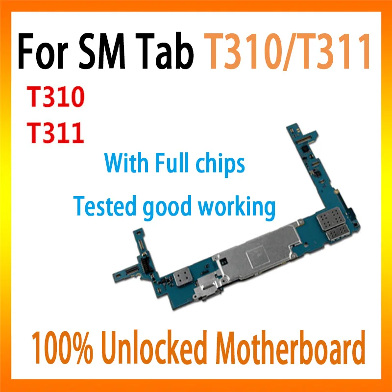 Well-tested Original logic board unlocked for Samsung Galaxy Tab 3 8.0 T310 T311 motherboard with chips mainboard free shipping
Well-tested Original logic board unlocked for Samsung Galaxy Tab 3 8.0 T310 T311 motherboard with chips mainboard free shipping